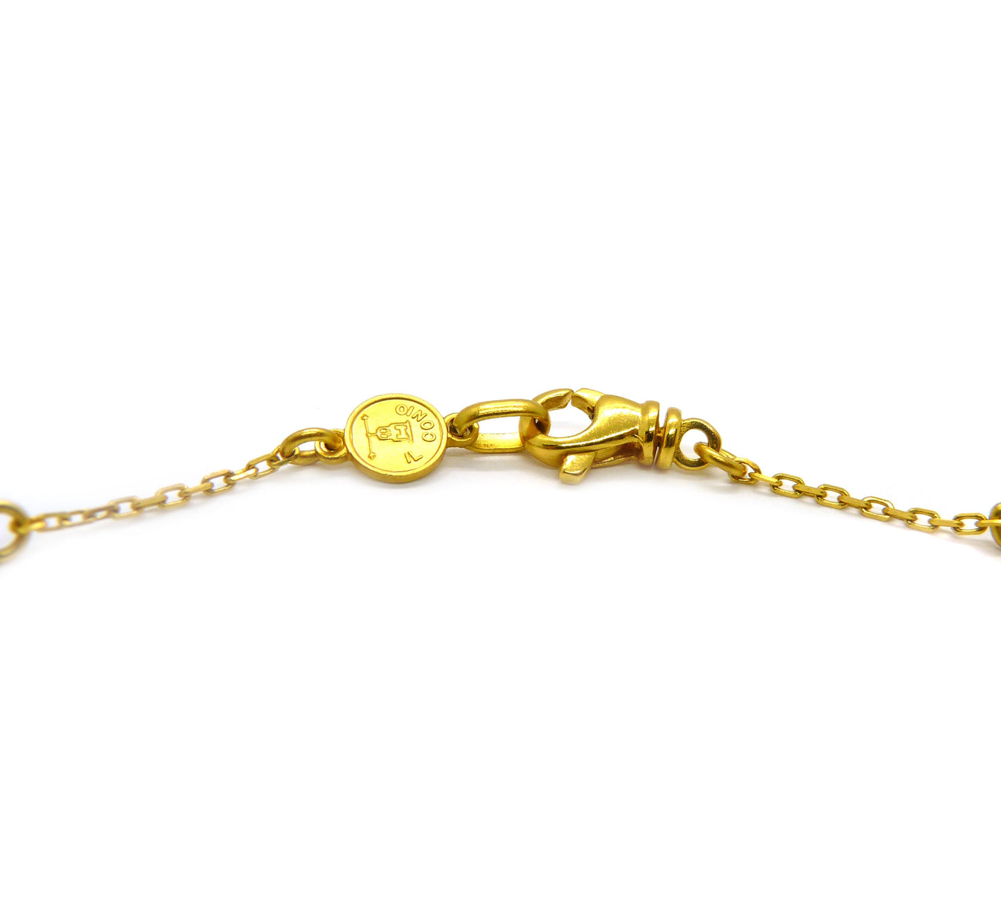 Armband Madonna Religiös Made in Italy 750er 18K Gelbgold Länge 18,5cm