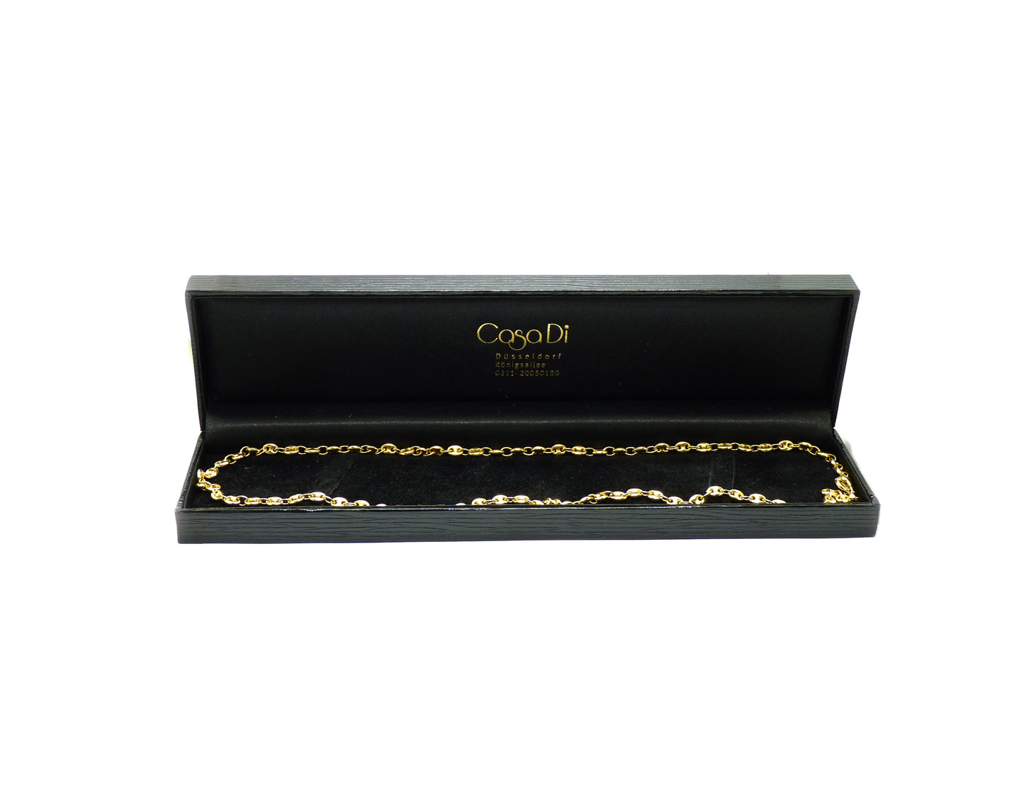 Collier-Kette 4mm Schiffsankerkette 585 14K 23,80 Gramm Gelbgold Länge 55cm