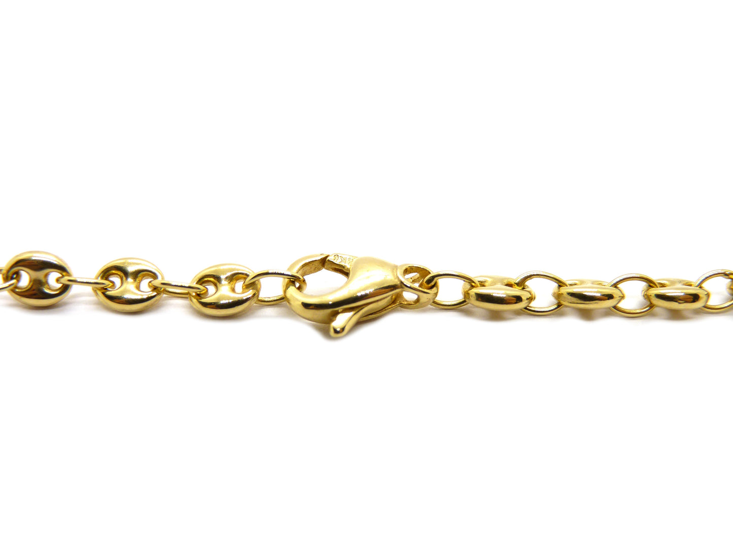 Collier-Kette 4mm Schiffsankerkette 585 14K 23,80 Gramm Gelbgold Länge 55cm
