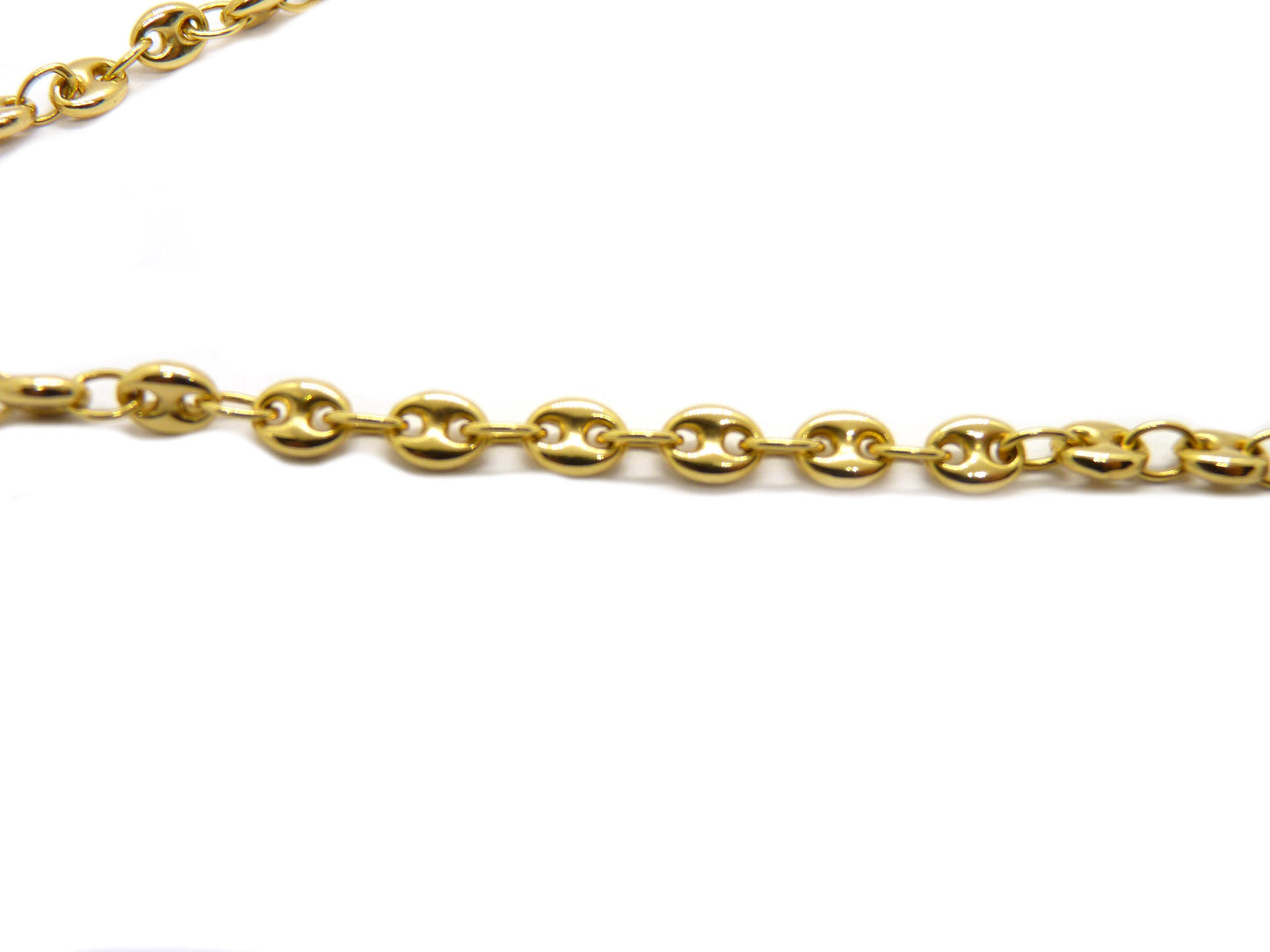 Collier-Kette 4mm Schiffsankerkette 585 14K 23,80 Gramm Gelbgold Länge 55cm