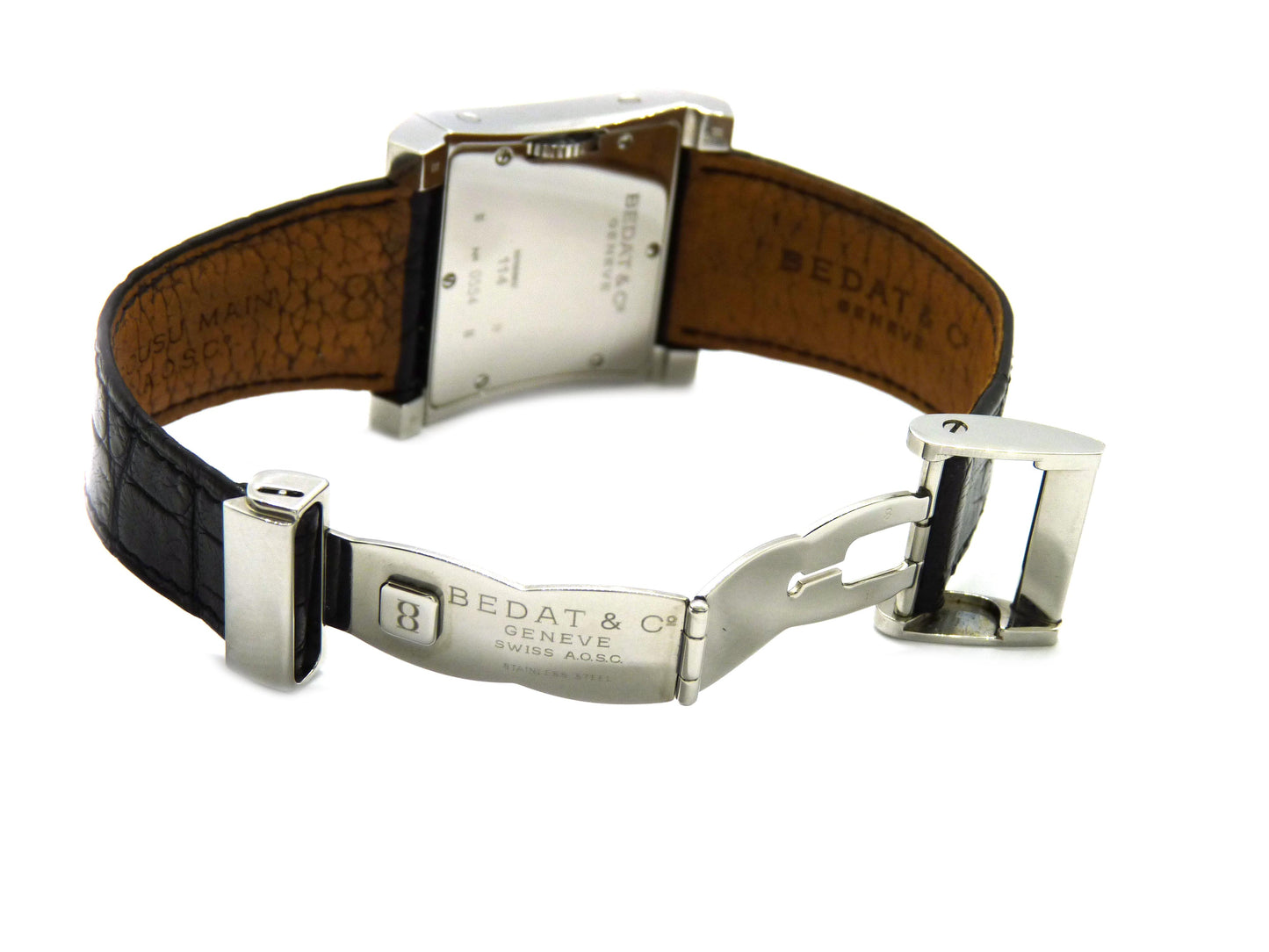 Bedat & Co.Geneve No1 Unisex Uhr Ref:114 Stahl Gehäuse mit Faltschließe