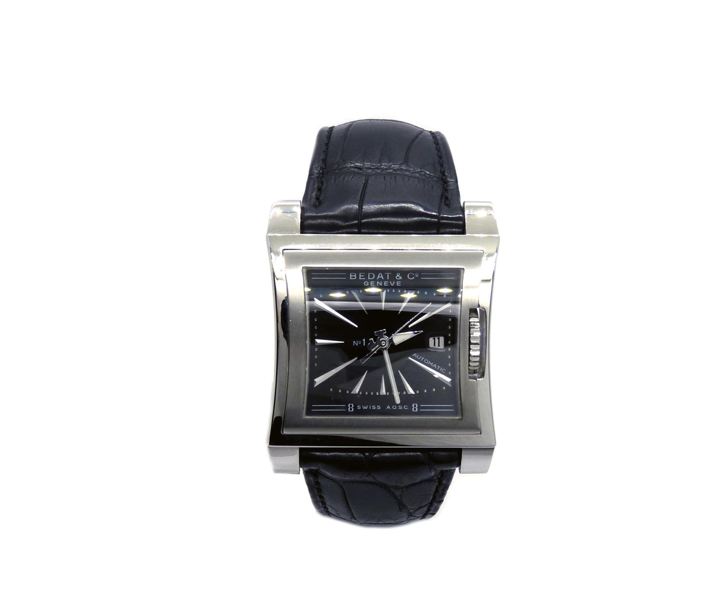 Bedat & Co.Geneve No1 Unisex Uhr Ref:114 Stahl Gehäuse mit Faltschließe