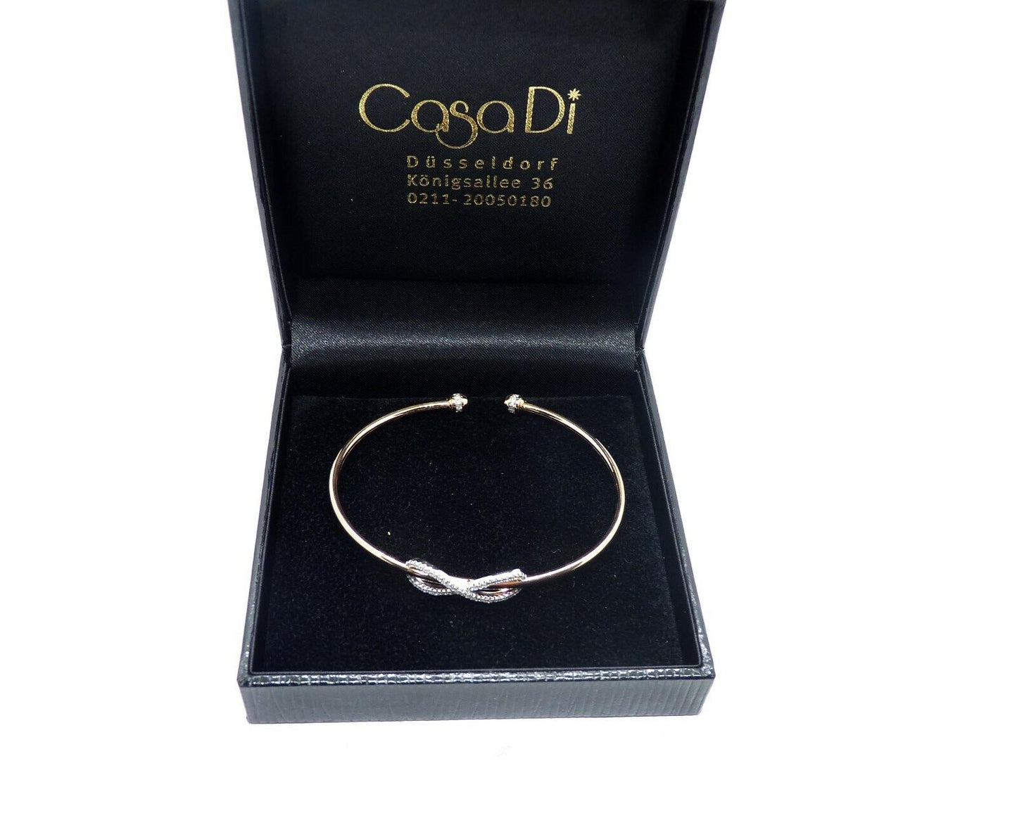 Ultima Edizione Armspange - Armreif aus 925 Silber Rose Vergoldet Made in Italy