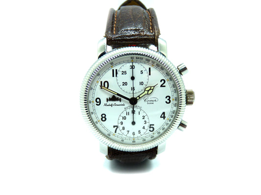 Comor Chronograph Uhr Homage  Rudolf Carraciola  Limited Edition Nr.186