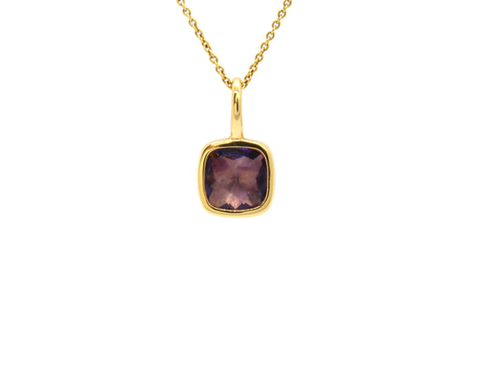 Bigli Moments Anhänger 1 Amethyst 750&nbsp; 18K Roségold Länge 43cm