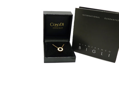 Bigli UNO Collection Anhänger 750 18K Roségold Länge 44,5cm