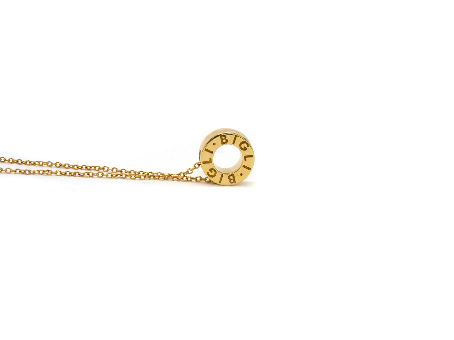 Bigli UNO Collection Anhänger 750 18K Roségold Länge 44,5cm